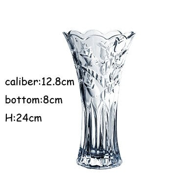 Clear Glass Vase-ToShay.org