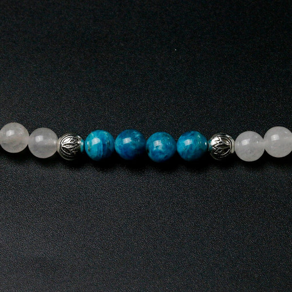 White Chalcedony Mala Beads-ToShay.org