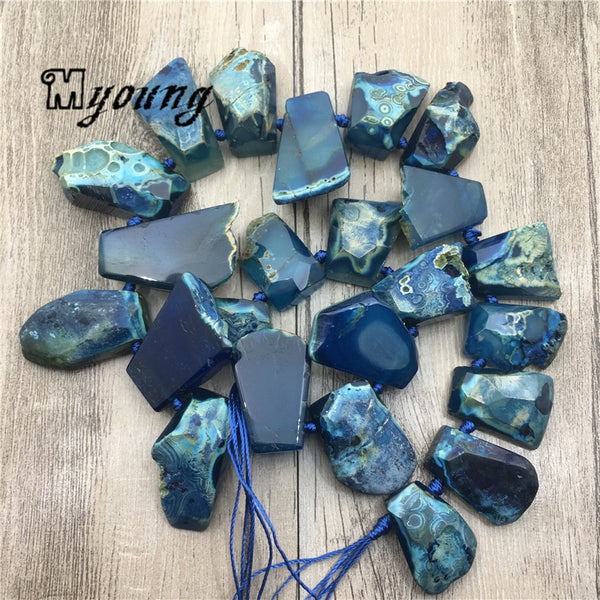 Blue Agate Beads-ToShay.org