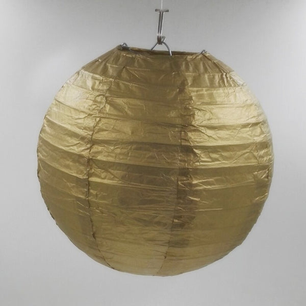 Gold Silver Paper Lanterns-ToShay.org