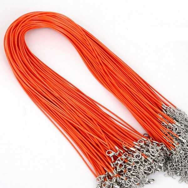 Waxed Cord Rope Necklace-ToShay.org