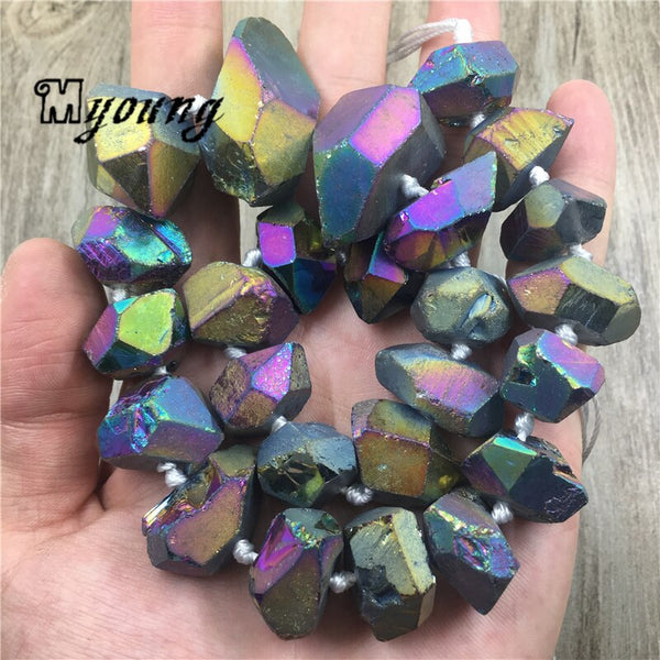 Rainbow Titanium Quartz Beads-ToShay.org
