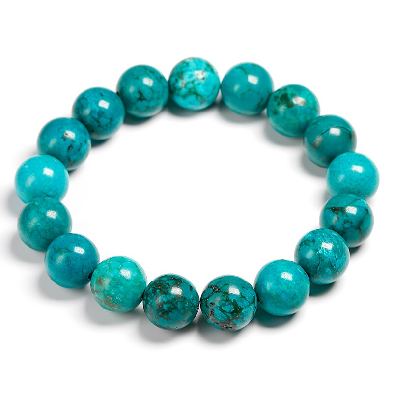 Blue Turquoise Bead Bracelet-ToShay.org