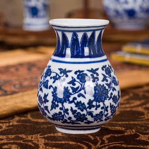 Blue and White Porcelain Vase-ToShay.org