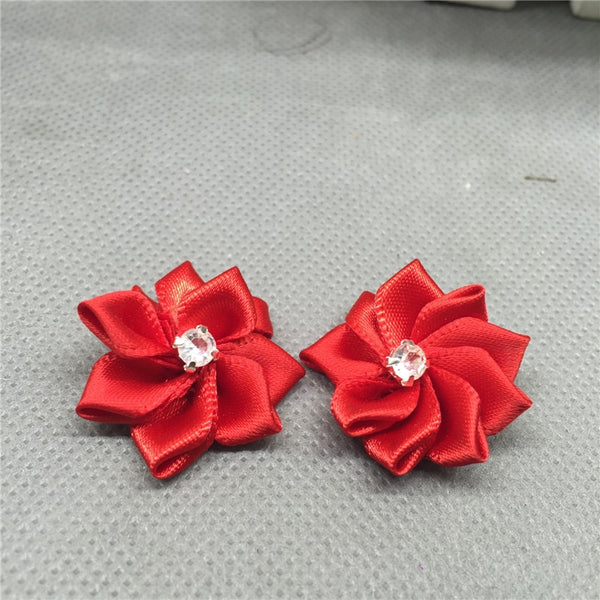 Satin Ribbon Flower-ToShay.org