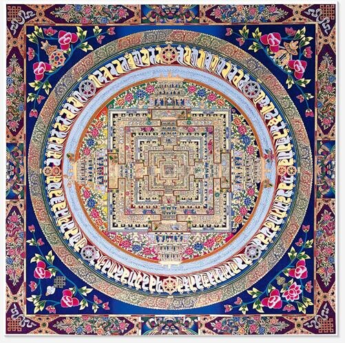 Tibetan Thangka Mandala-ToShay.org