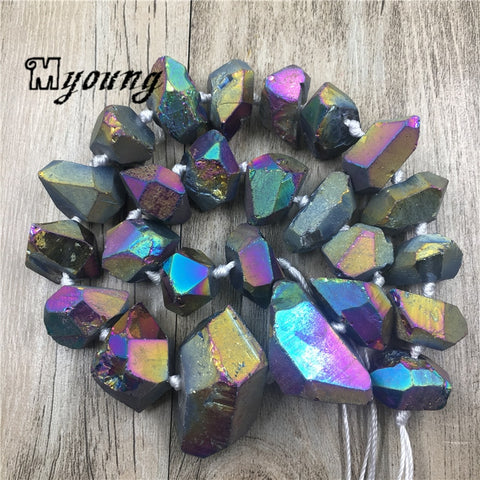 Rainbow Titanium Quartz Beads-ToShay.org