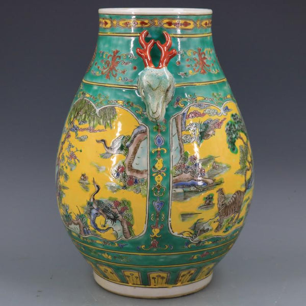 Qing Dynasty Kangxi Vase-ToShay.org