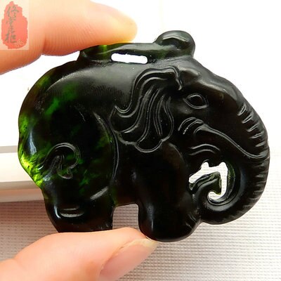 Black Green Jade Pendants-ToShay.org