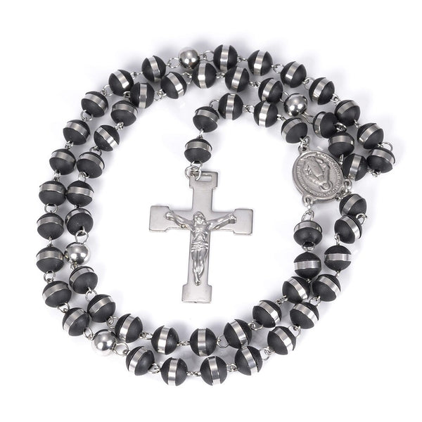 Steel Rosary Beads-ToShay.org