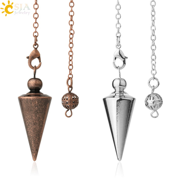 Metal Cone Dowsing Pendulums-ToShay.org