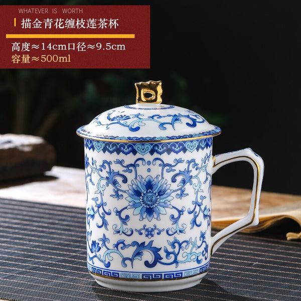 Jingdezhen Ceramic Tea Cup-ToShay.org