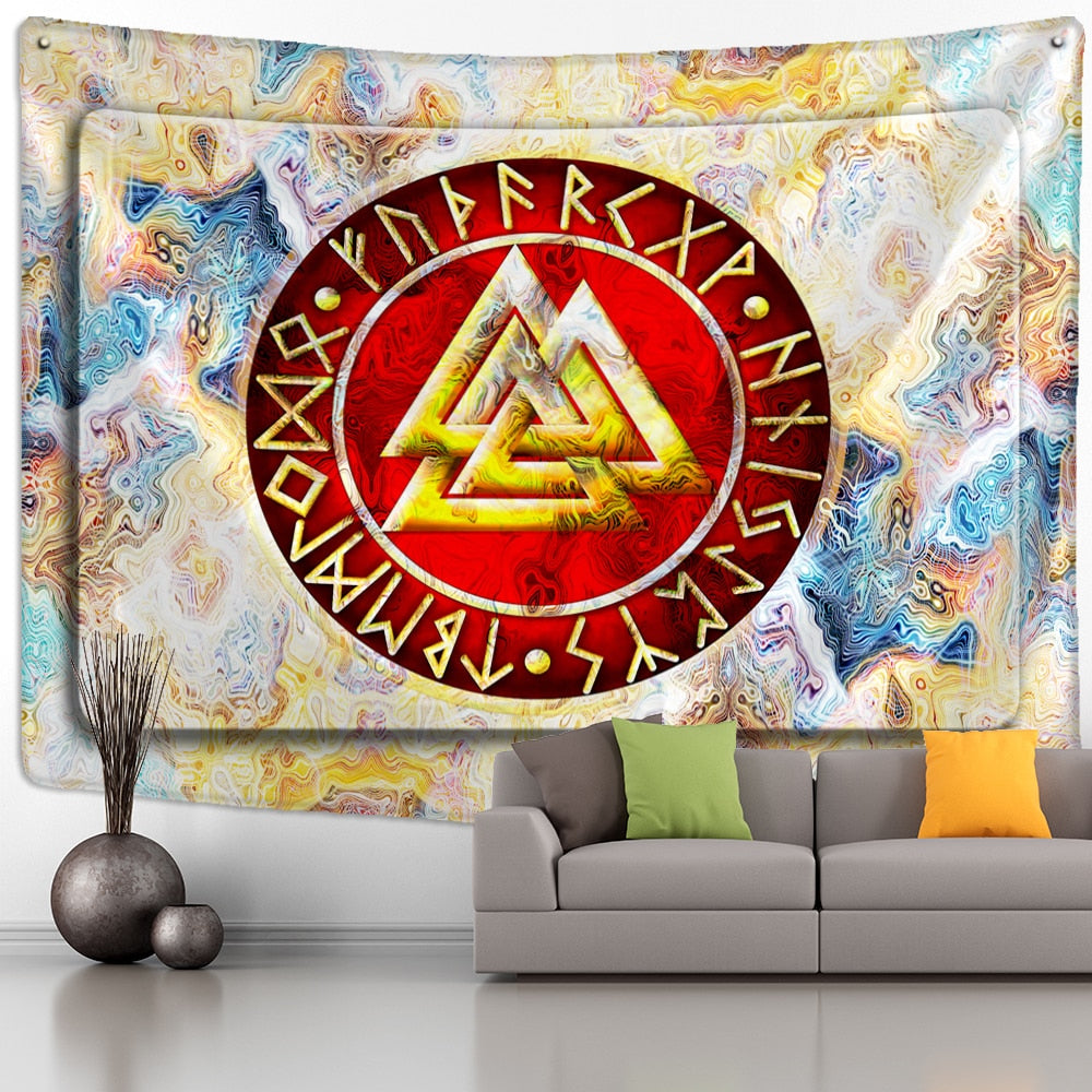 Rune Art Tapestry Wall Hanging-ToShay.org