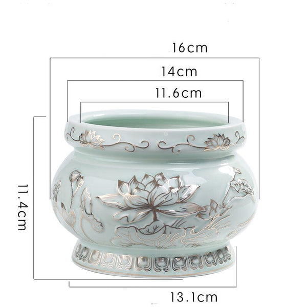 Lotus Ceramic Incense Burner-ToShay.org