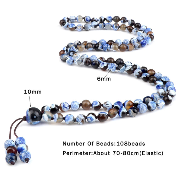 Blue Fire Stone Bead Bracelets-ToShay.org