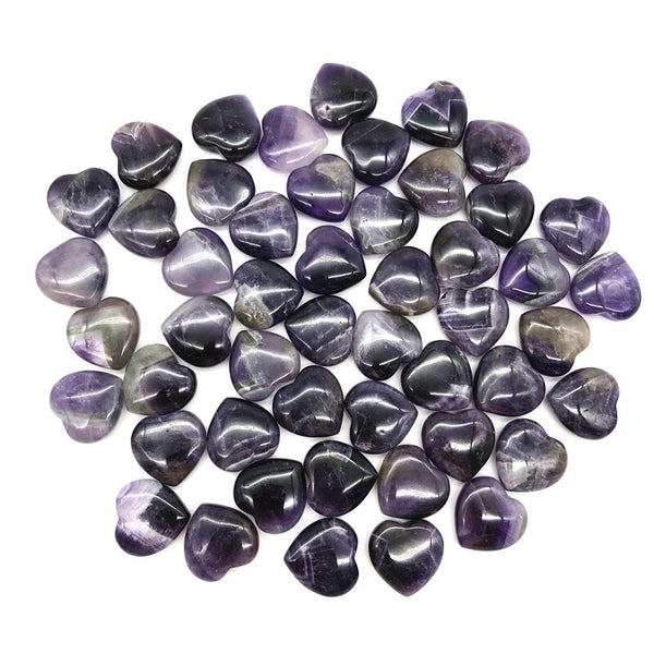 Purple Amethyst Hearts-ToShay.org