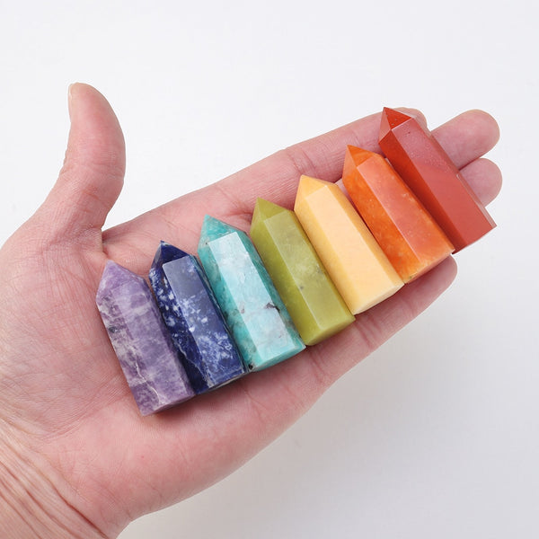 Chakras Crystal Point Set-ToShay.org