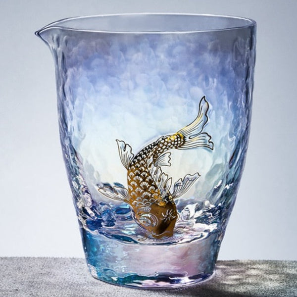 Gold Fish Glass Tea Pourer-ToShay.org