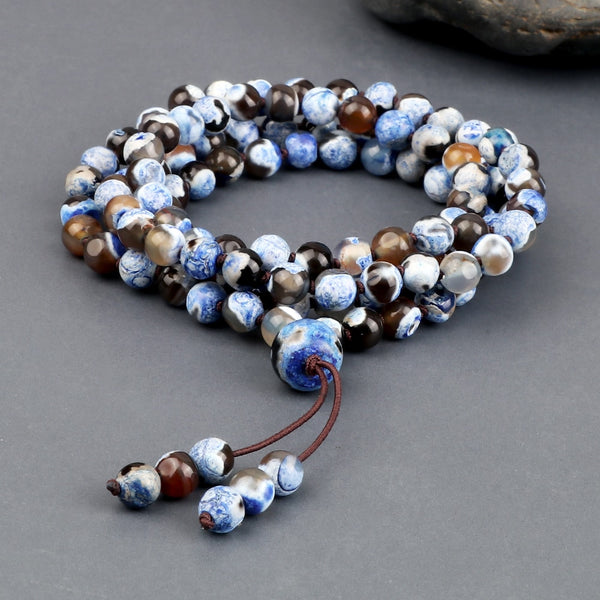 Blue Fire Stone Bead Bracelets-ToShay.org