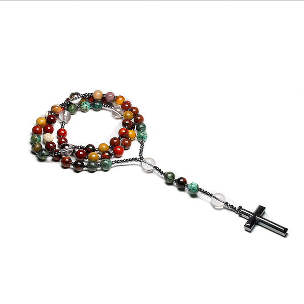 Mookaite Rosary Beads-ToShay.org