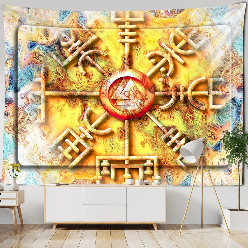 Rune Art Tapestry Wall Hanging-ToShay.org