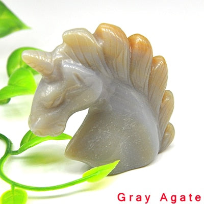 Mixed Crystal Unicorn Head-ToShay.org