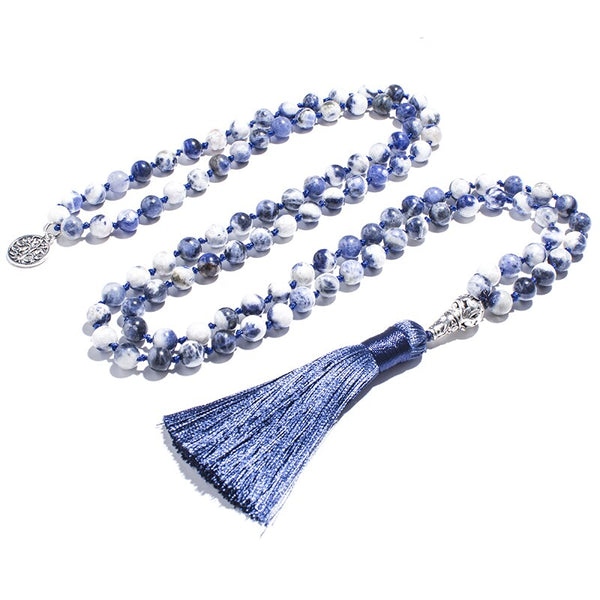 Blue Sodalite Mala Beads-ToShay.org