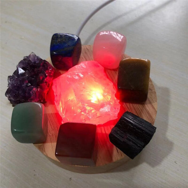 Chakra Crystal LED Light Set-ToShay.org