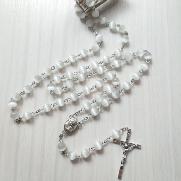 White Opal Rosary-ToShay.org