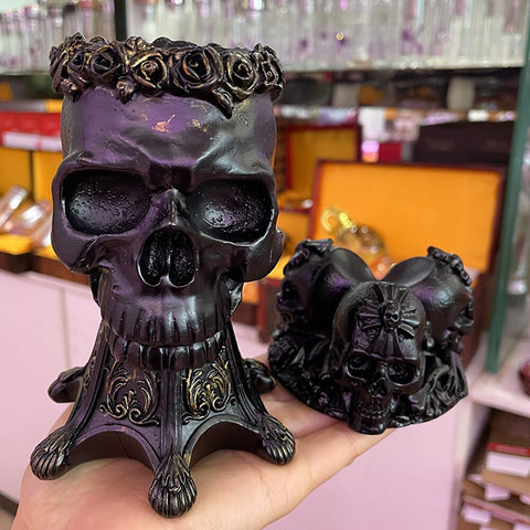 Skull Crystal Ball Stands-ToShay.org