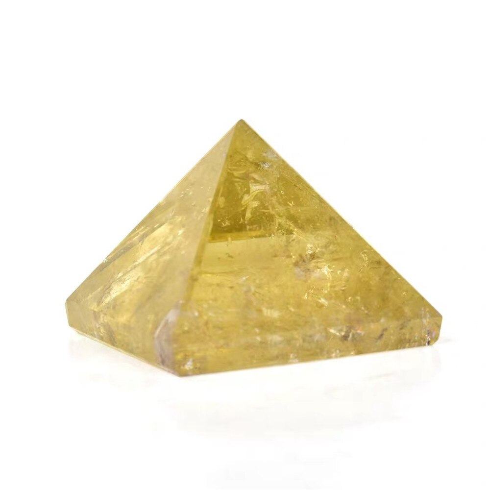 Yellow Citrine Crystal Pyramids-ToShay.org