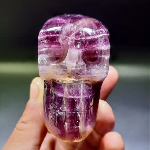 Purple Fluorite Skull-ToShay.org