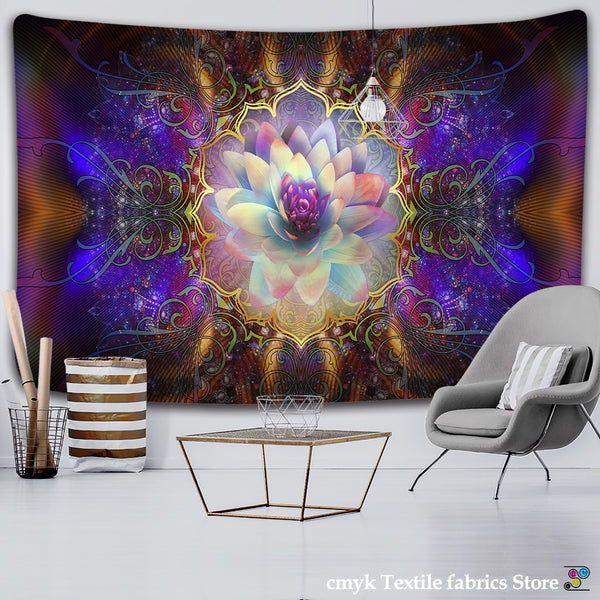 Flower Mandala Tapestry-ToShay.org