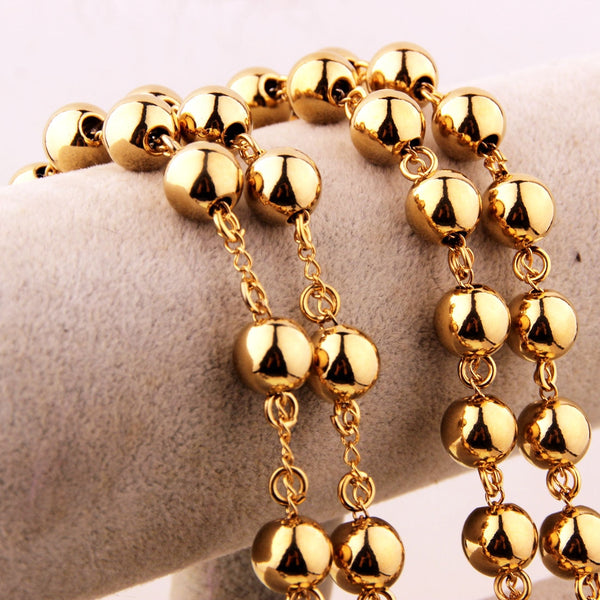 Gold Rosary Beads-ToShay.org