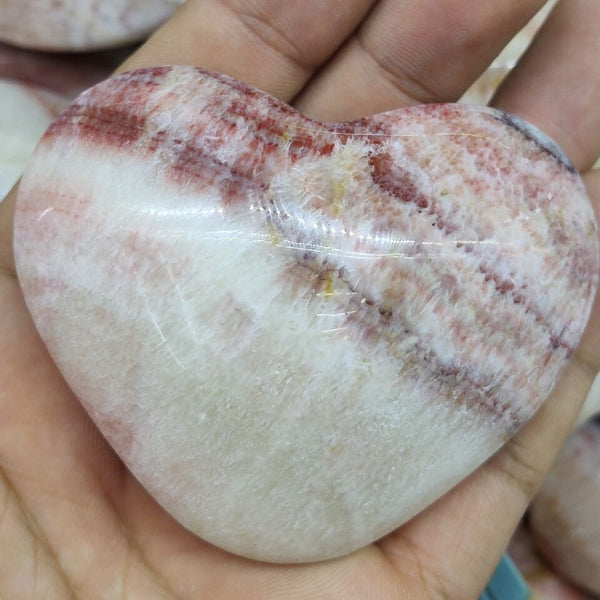 Pink Pork Stone Heart-ToShay.org