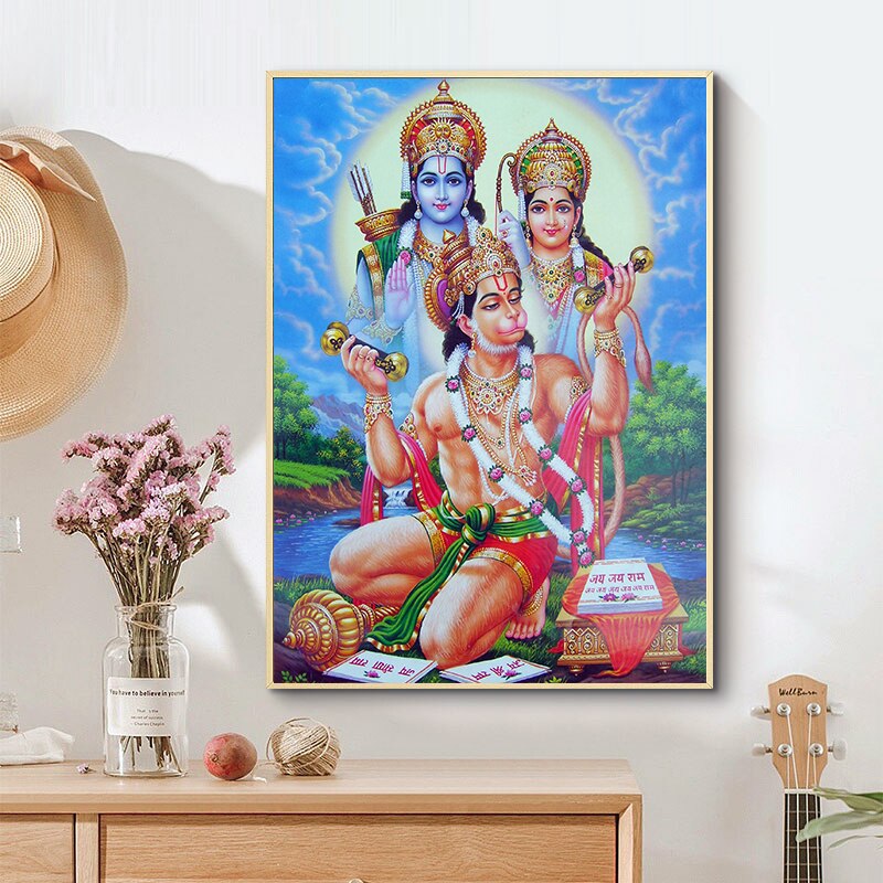 Indian Monkey God Wall Art-ToShay.org