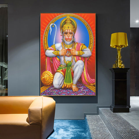 Hindu Monkey God Wall Art-ToShay.org