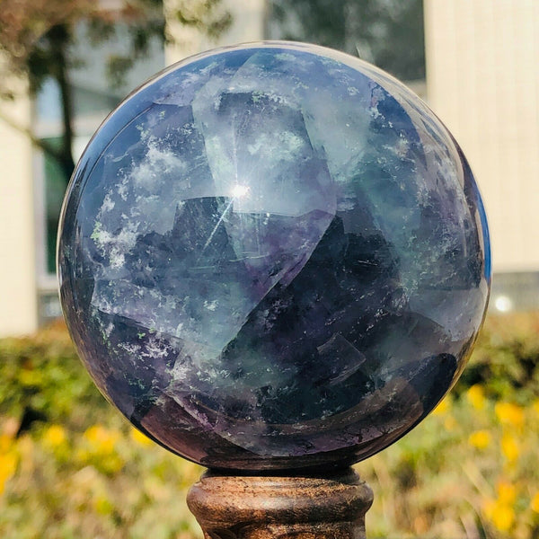 Rainbow Fluorite Crystal Ball-ToShay.org
