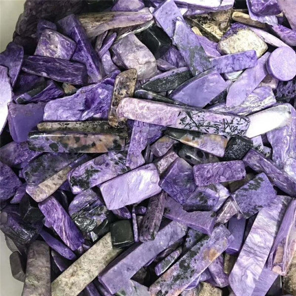Purple Charoite Quartz Chips-ToShay.org