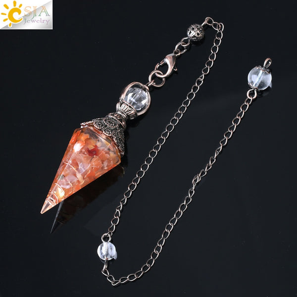 Mixed Crystal Dowsing Pendulum-ToShay.org