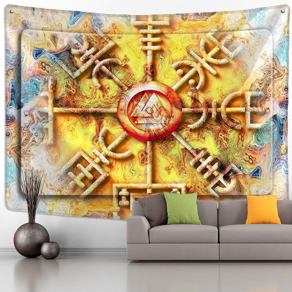 Rune Art Tapestry Wall Hanging-ToShay.org