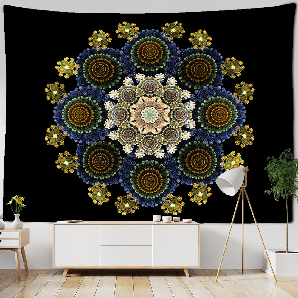 Mandala Tapestry Wall Hanging-ToShay.org
