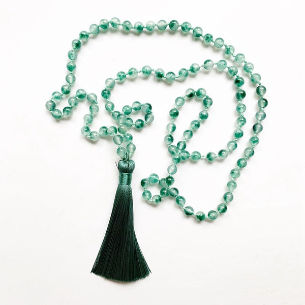 Green Agate Prayer Beads-ToShay.org