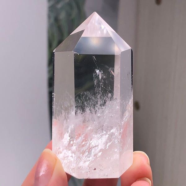 Clear Lemurian Seed Crystal Point-ToShay.org