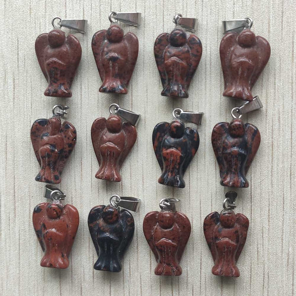 Mixed Crystal Angel Pendants-ToShay.org