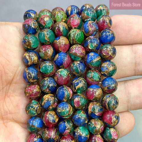 Golden Lace Cloisonne Beads-ToShay.org