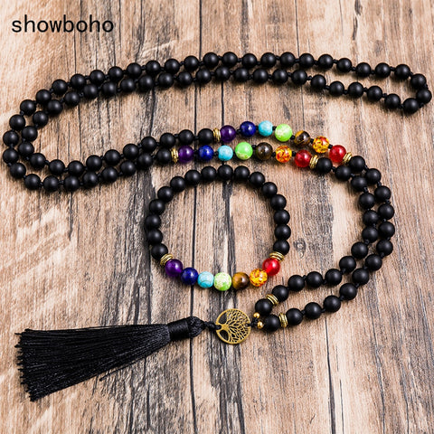 Black Onyx Mala Beads-ToShay.org