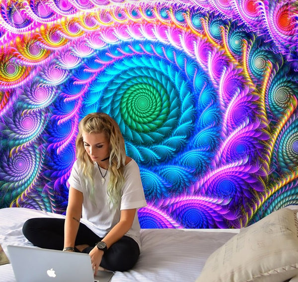 Mandala Swirl Art Tapestry-ToShay.org
