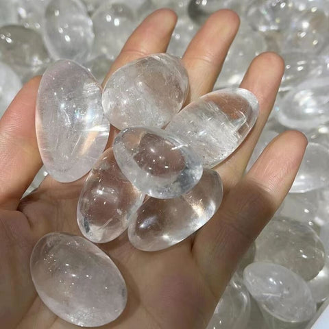 Clear Crystal Tumbled Stones-ToShay.org