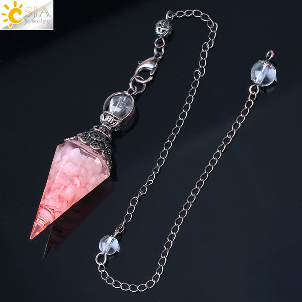 Mixed Crystal Dowsing Pendulum-ToShay.org